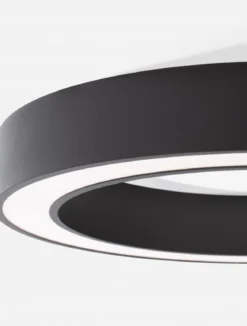 Nova Luce 9345633 MORBIDO LED Deckenleuchte 60cm 2700-4000K Schwarz