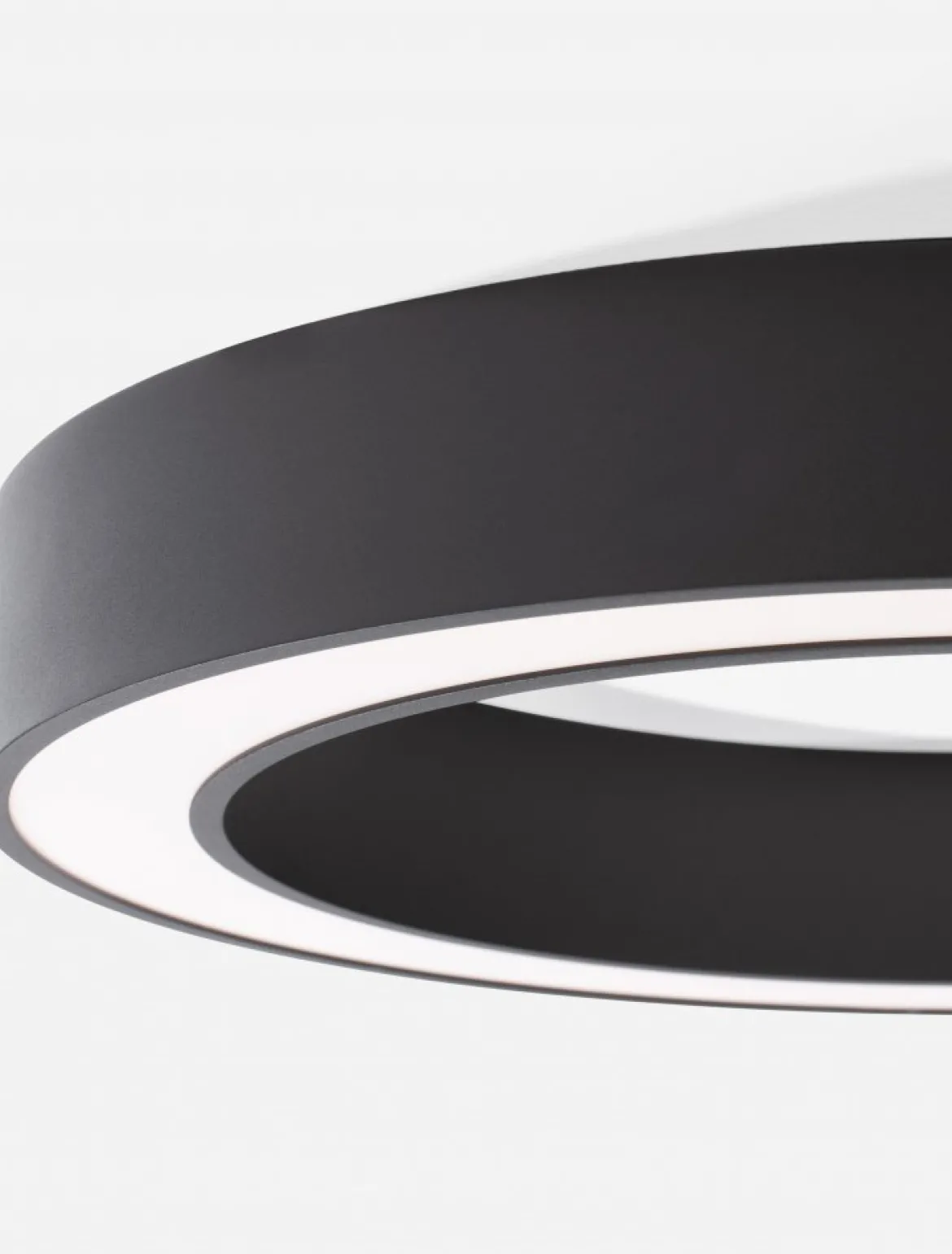 Nova Luce 9345633 MORBIDO LED Deckenleuchte 60cm 2700-4000K Schwarz