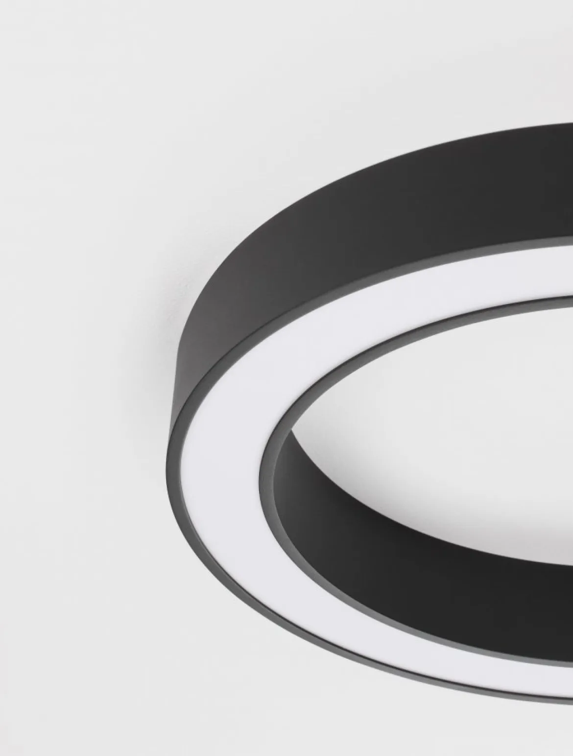 Nova Luce 9345633 MORBIDO LED Deckenleuchte 60cm 2700-4000K Schwarz
