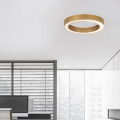 Nova Luce 9345634 MORBIDO LED Deckenleuchte 60cm 2700-4000K Messing Gold