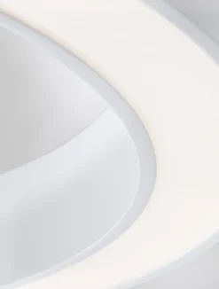 Nova Luce 9345635 MORBIDO LED Deckenleuchte 80cm 2700-4000K Weiss dimmbar