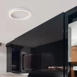Nova Luce 9345635 MORBIDO LED Deckenleuchte 80cm 2700-4000K Weiss dimmbar