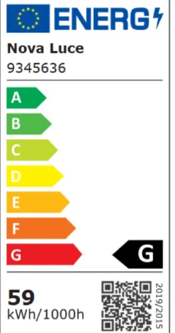 Nova Luce 9345636 MORBIDO LED Deckenleuchte 80cm 2700-4000K Schwarz dimmbar