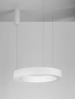 Nova Luce 9345638 MORBIDO LED Pendelleuchte 60cm 2700-4000K Weiss dimmbar