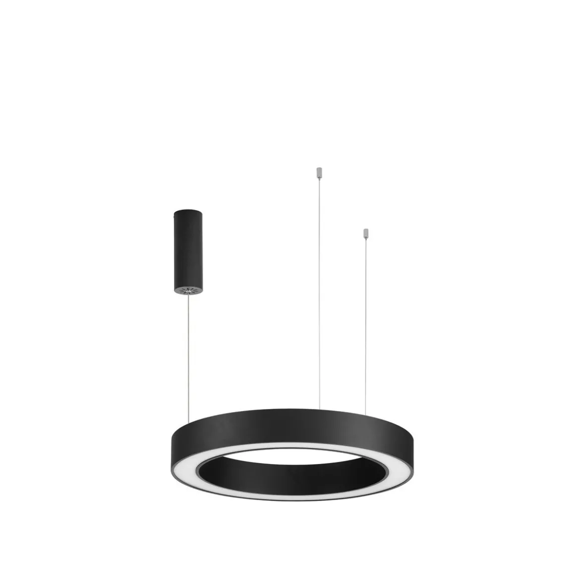 Nova Luce 9345639 MORBIDO LED Pendelleuchte 60cm 2700-4000K Schwarz dimmbar