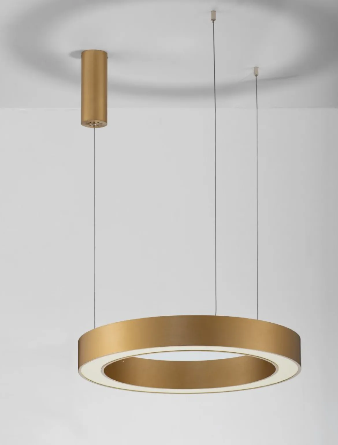Nova Luce 9345640 MORBIDO LED Pendelleuchte 60cm 2700-4000K Messing Gold dimmbar