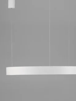 Nova Luce 9345641 MORBIDO LED Pendelleuchte 80cm 2700-4000K Weiss dimmbar