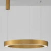 Nova Luce 9345643 MORBIDO LED Pendelleuchte 80cm 2700-4000K Messing Gold dimmbar
