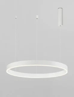 Nova Luce 9530209 MOTIF LED Pendelleuchte 60cm CCT 2700-6000K Weiss dimmbar