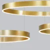 Nova Luce 9190640 MOTIF LED Pendelleuchte 60cm 3000K Messing Gold dimmbar