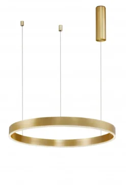 Nova Luce 9190640 MOTIF LED Pendelleuchte 60cm 3000K Messing Gold dimmbar