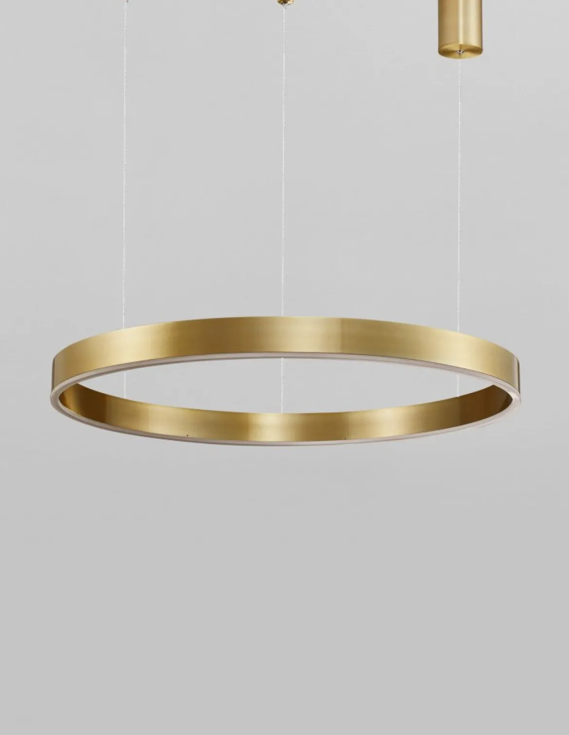 Nova Luce 9190648 MOTIF LED Pendelleuchte 80cm 3000K Messing Gold dimmbar