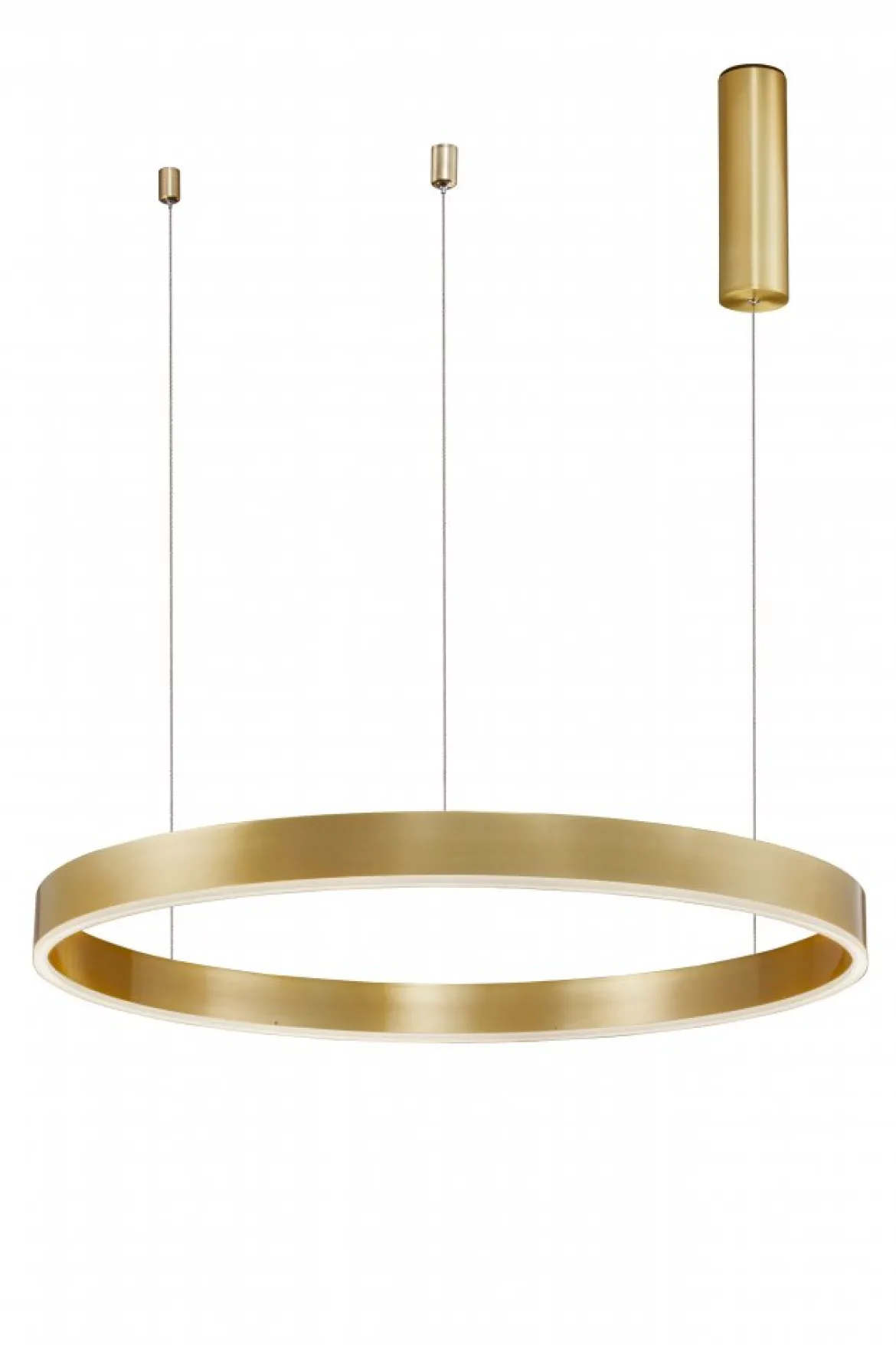 Nova Luce 9190648 MOTIF LED Pendelleuchte 80cm 3000K Messing Gold dimmbar