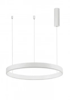 Nova Luce 9190740 MOTIF LED Pendelleuchte 60cm 3000K Weiss dimmbar
