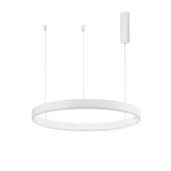 Nova Luce 9190748 MOTIF LED Pendelleuchte 80cm 3000K Weiss dimmbar