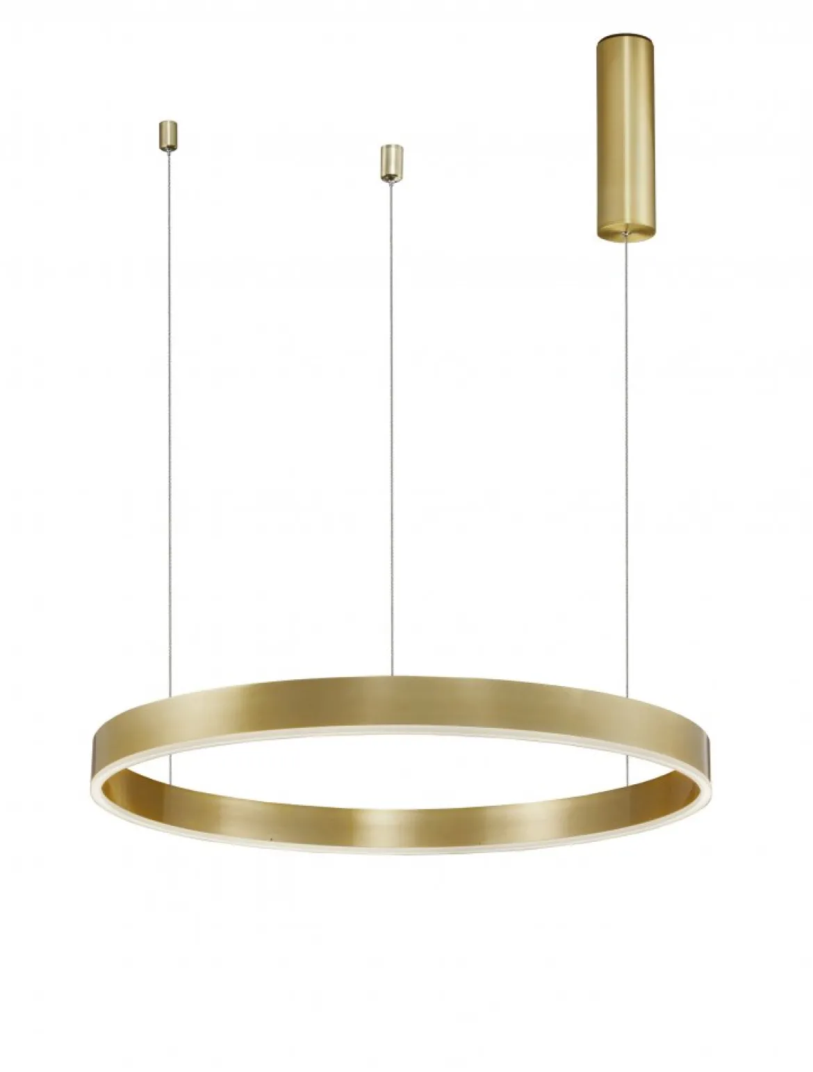 Nova Luce 9530206 MOTIF LED Pendelleuchte 60cm CCT 2700-6000K Messing Gold dimmbar