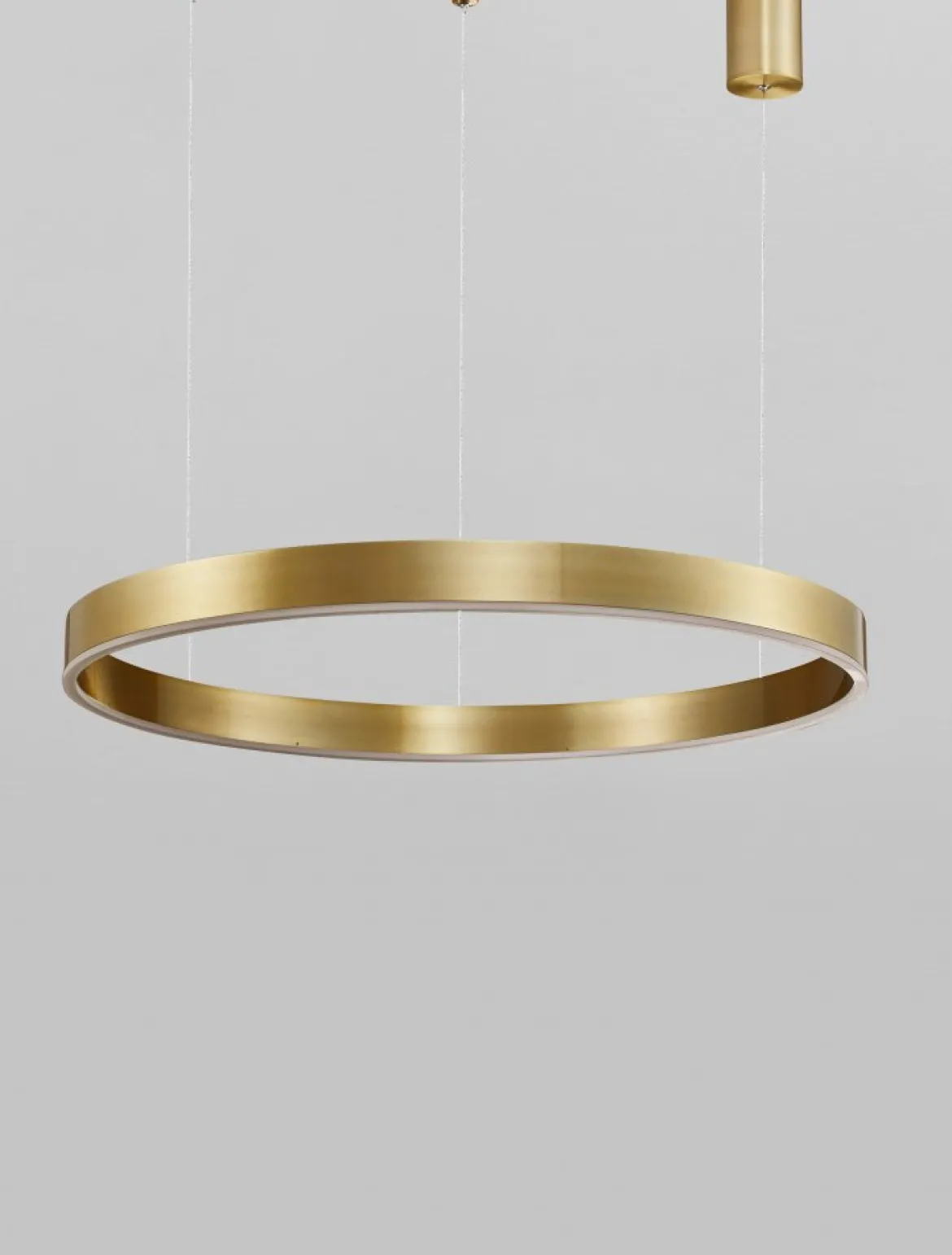 Nova Luce 9530206 MOTIF LED Pendelleuchte 60cm CCT 2700-6000K Messing Gold dimmbar