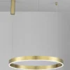Nova Luce 9530207 MOTIF LED Pendelleuchte 80cm CCT 2700-6000K Messing Gold dimmbar