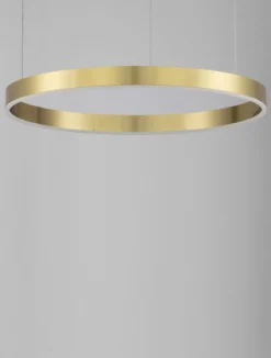 Nova Luce 9530207 MOTIF LED Pendelleuchte 80cm CCT 2700-6000K Messing Gold dimmbar