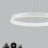 Nova Luce 9530210 MOTIF LED Pendelleuchte 80cm CCT 2700-6000K Weiss dimmbar