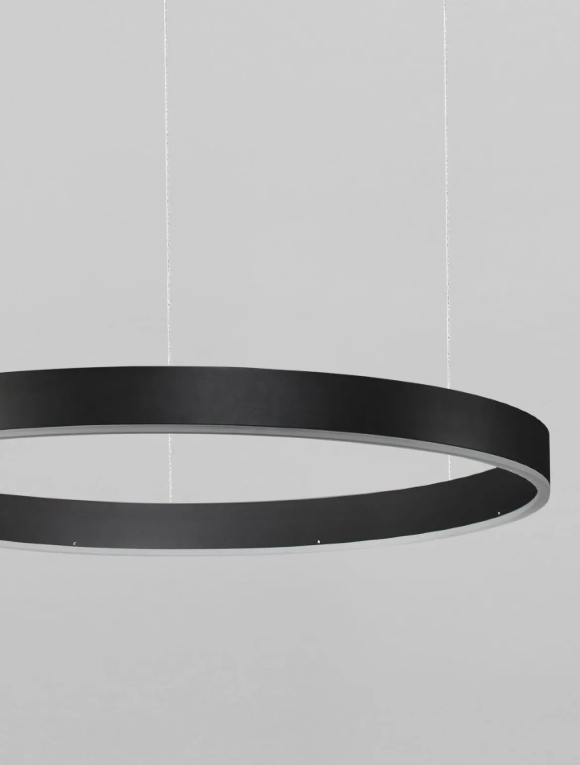 Nova Luce 9530212 MOTIF LED Pendelleuchte 60cm CCT 2700-6000K Schwarz dimmbar