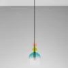 Nova Luce 9009233 MURANO Pendelleuchte 1-flammig Gold Multifarben E14
