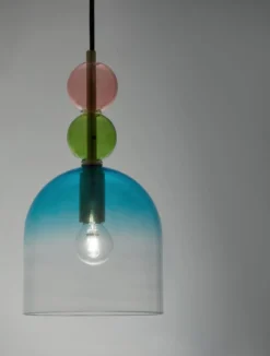 Nova Luce 9009233 MURANO Pendelleuchte 1-flammig Gold Multifarben E14
