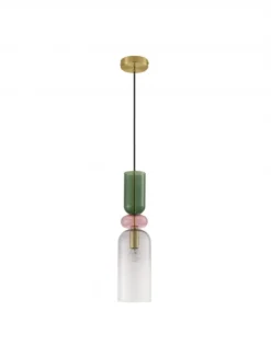 Nova Luce 9009236 MURANO Pendelleuchte 1-flammig Gold Multifarben E14