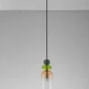 Nova Luce 9009235 MURANO Pendelleuchte 1-flammig Gold Multifarben E14