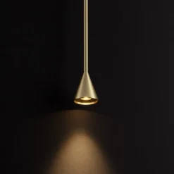 Nova Luce 9060217 NET LED Pendelleuchte 1-flammig 3000K Gold dimmbar