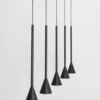 Nova Luce 9060218 NET LED Pendelleuchte 5-flammig 3000K Schwarz dimmbar