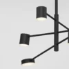 Nova Luce 9080121 NORDIK LED Pendelleuchte 6-flammig 3000K Schwarz