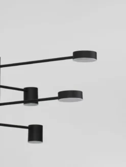 Nova Luce 9080122 NORDIK LED Pendelleuchte 8-flammig 3000K Schwarz
