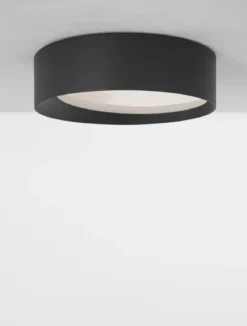 Nova Luce 9085221 OBY LED Deckenleuchte 45cm 3000K Schwarz