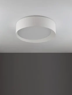 Nova Luce 9085222 OBY LED Deckenleuchte 45cm 3000K Weiss