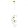 Nova Luce 9028860 ODILLIA Pendelleuchte 6-flammig Gold Weiss G9