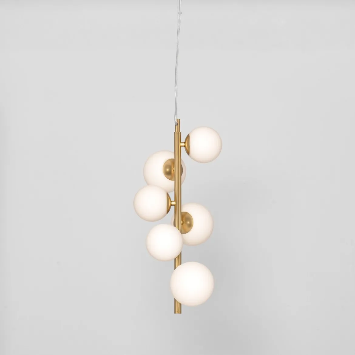 Nova Luce 9028860 ODILLIA Pendelleuchte 6-flammig Gold Weiss G9