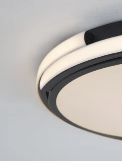 Nova Luce 9081206 ODREY LED Deckenleuchte 40cm 3000K Schwarz