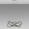 Nova Luce 9756718 ODREY LED Pendelleuchte 50cm 2700-3500-5000K Silber Gold