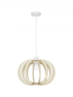 Nova Luce 9620123 OTTOLINE Pendelleuchte Naturholz E27