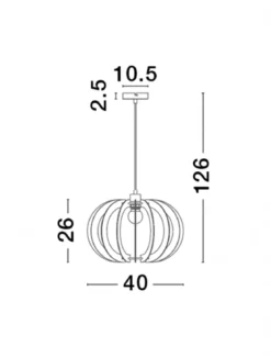Nova Luce 9620123 OTTOLINE Pendelleuchte Naturholz E27