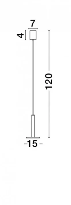 Nova Luce 1703301201 PALENCIA LED Pendelleuchte 1-flammig 3000K Messing Gold