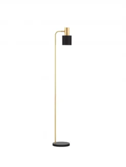 Nova Luce 9050163 PAZ Stehlampe Gold Schwarz E27 153cm