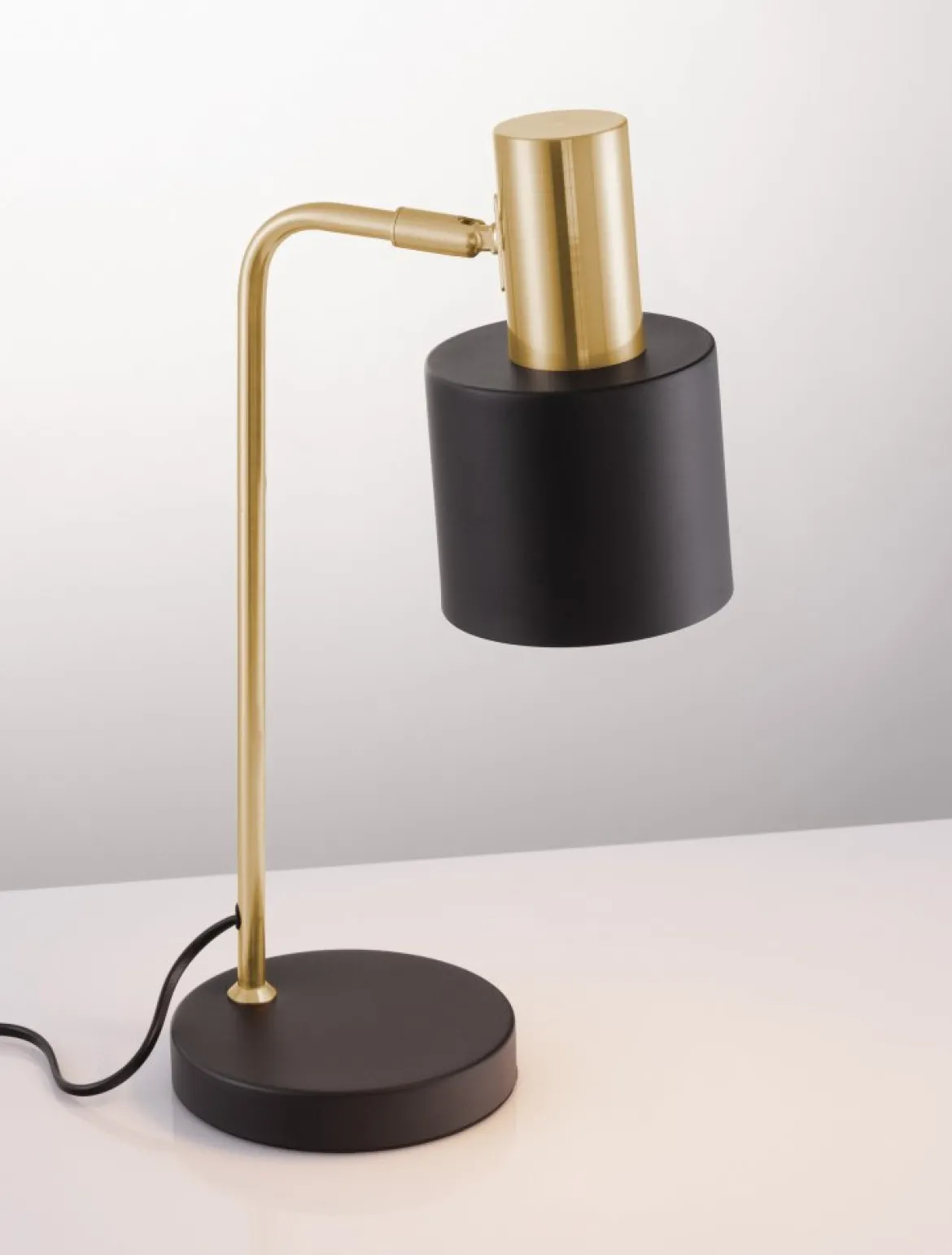 Nova Luce 9050161 PAZ Tischleuchte Gold Schwarz E14
