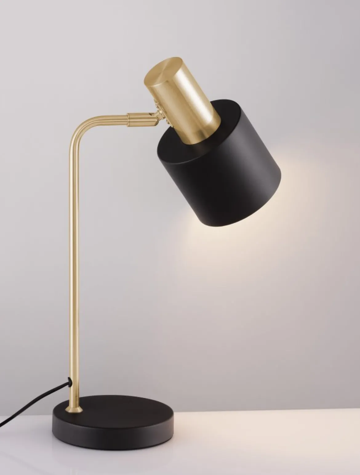 Nova Luce 9050161 PAZ Tischleuchte Gold Schwarz E14