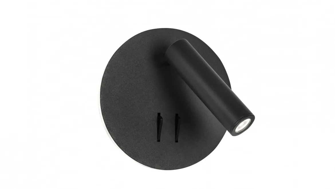 Nova Luce 9081222 PENOR LED Wandleuchte 3000K Schwarz