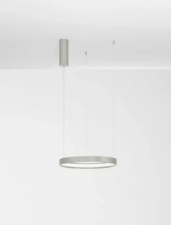 Nova Luce 9345614 PERRINE LED Pendelleuchte 40cm 3000K Silber dimmbar