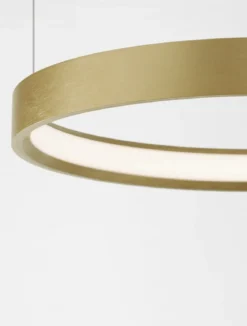 Nova Luce 9345615 PERRINE LED Pendelleuchte 40cm 3000K Gold dimmbar
