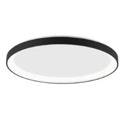 Nova Luce 9853674 PERTINO LED Deckenleuchte 48cm 3000K Schwarz dimmbar