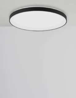 Nova Luce 9853674 PERTINO LED Deckenleuchte 48cm 3000K Schwarz dimmbar